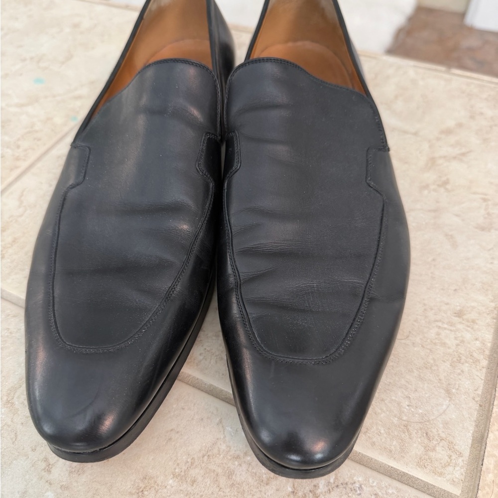 Gucci Classic Size 11 USBlack Leather Men's Loafers